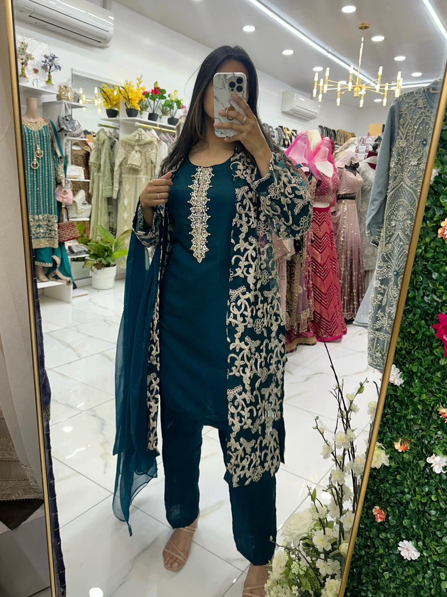 Zinc jacket style 4 piece suit