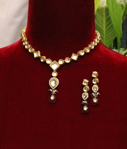 Kundan gold plated choker
