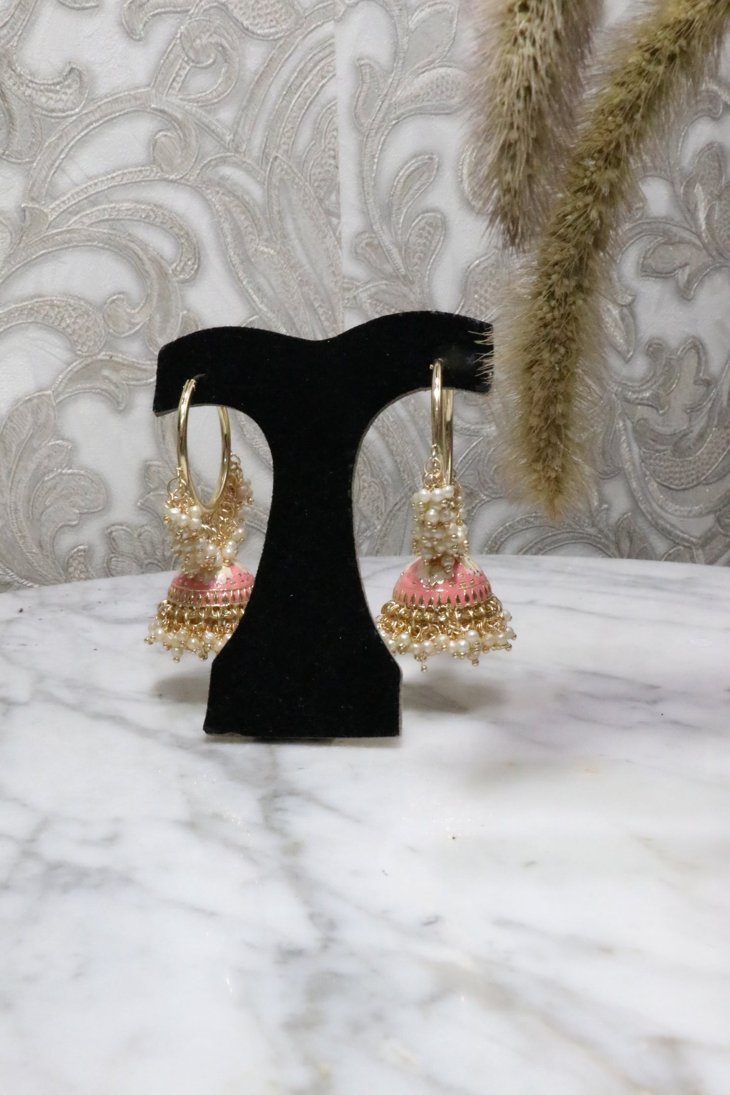 Pink jumka - Selina Habibti Attire
