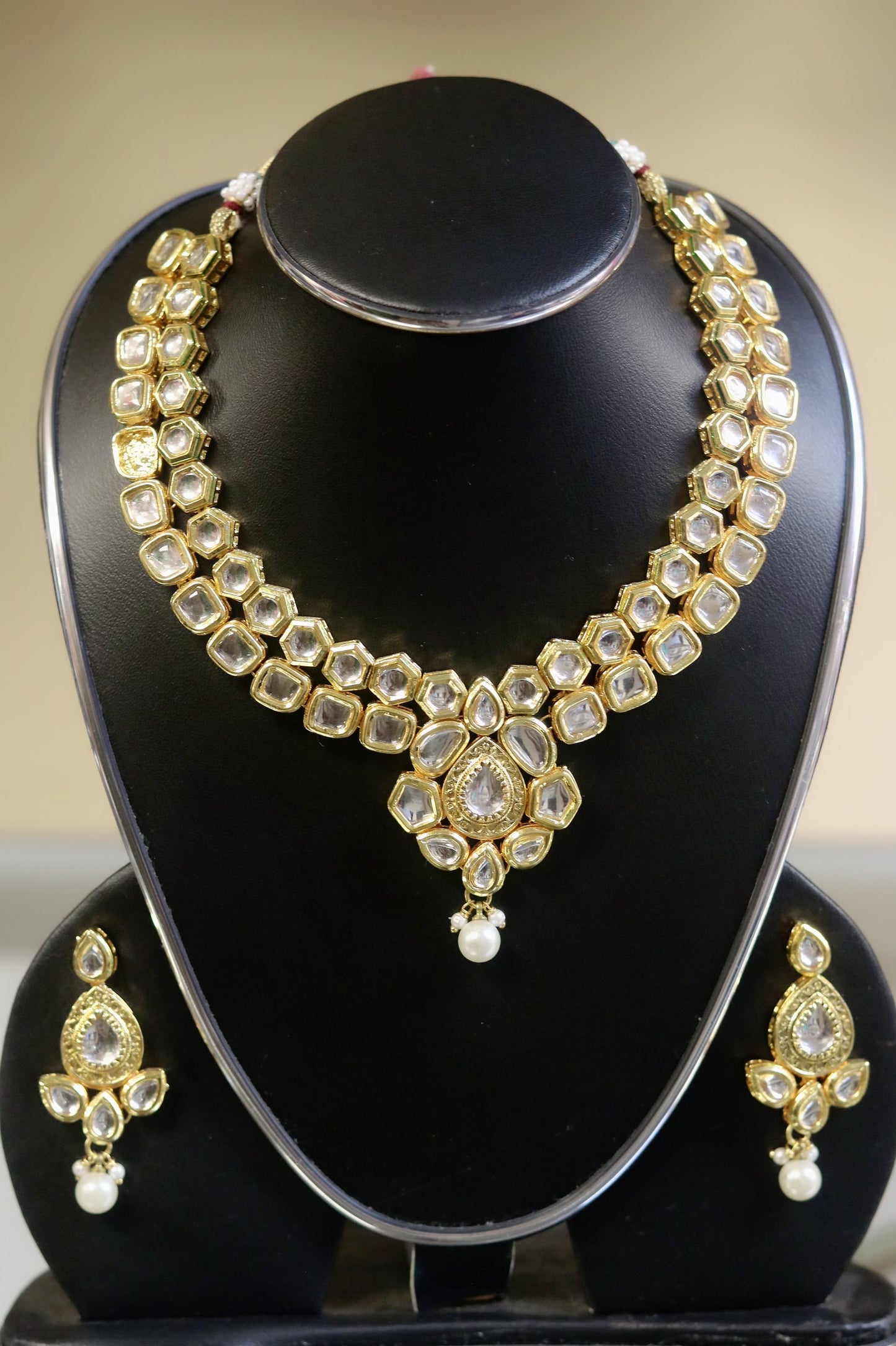 Full kundan necklace set - Selina Habibti Attire