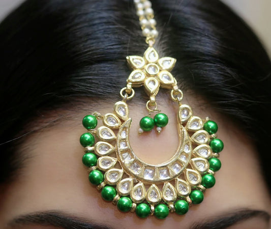 Head tikka green - Selina Habibti Attire