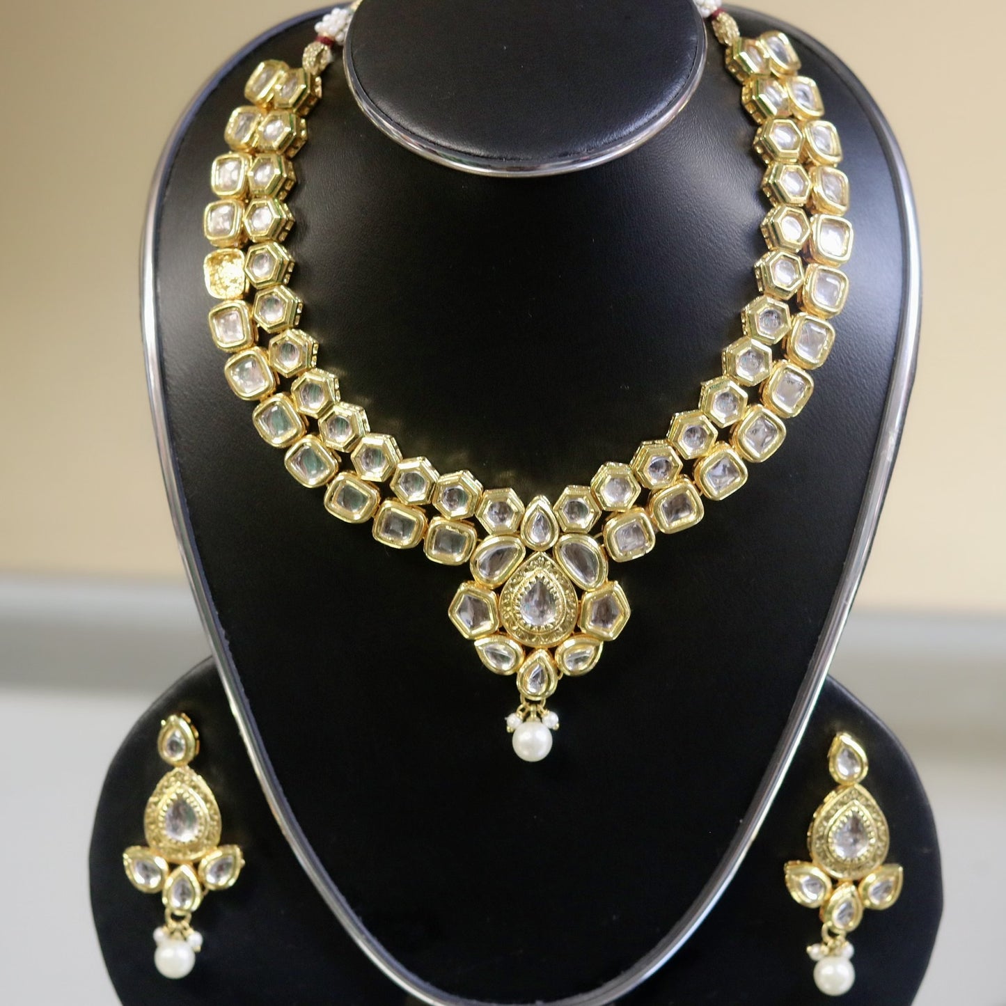Full kundan necklace set - Selina Habibti Attire