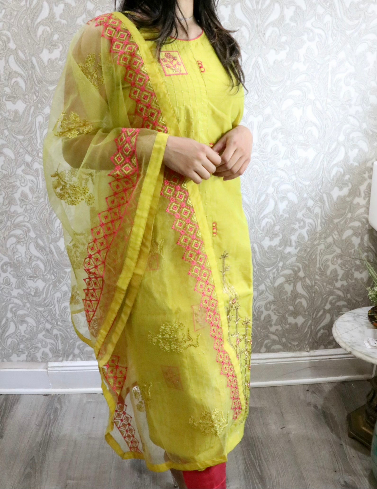 Two piece kurti set - Selina Habibti Attire