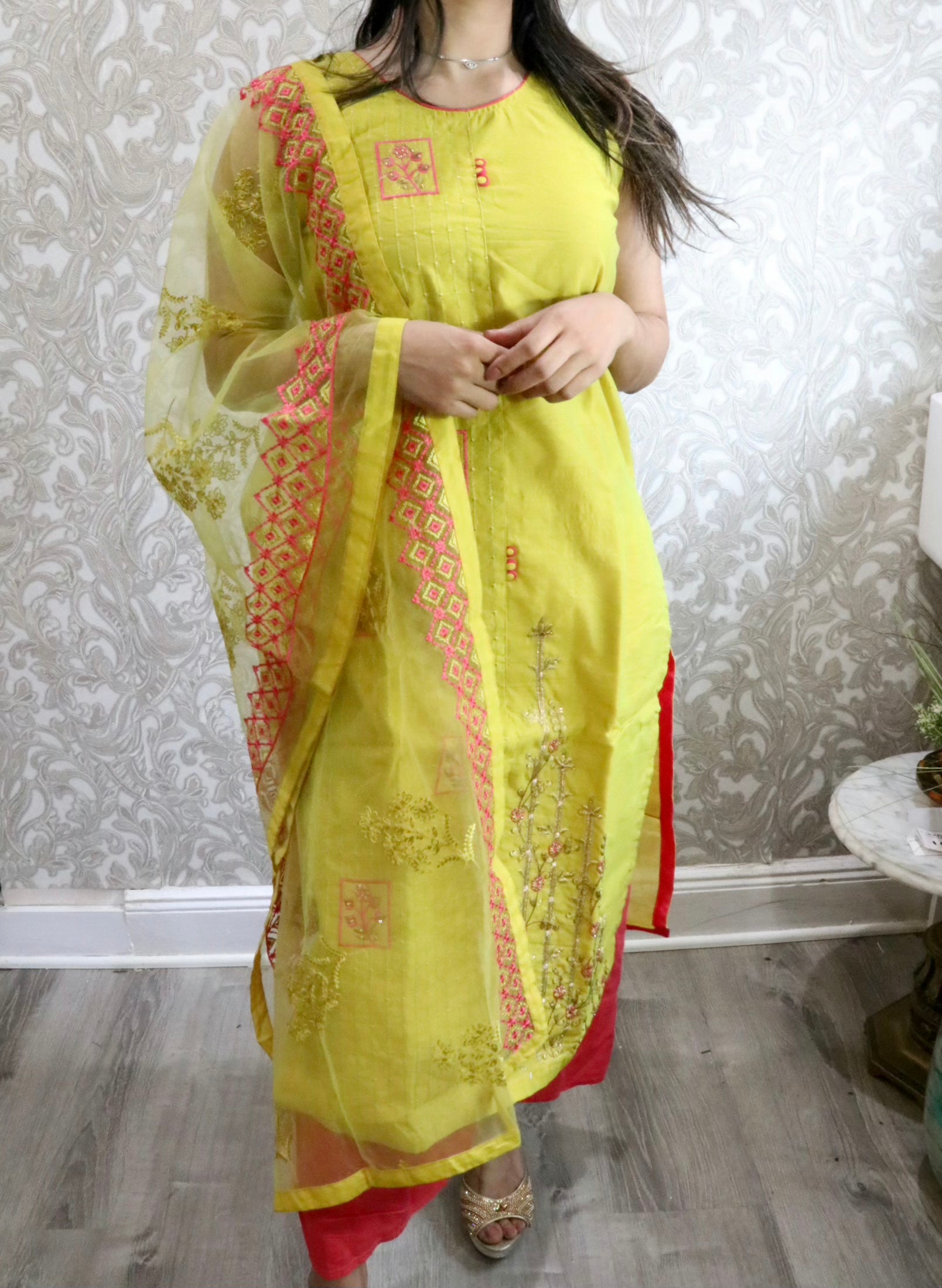 Two piece kurti set - Selina Habibti Attire