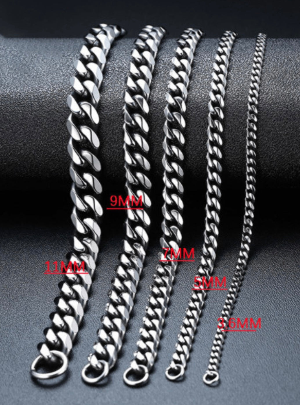 Silver link bracelet