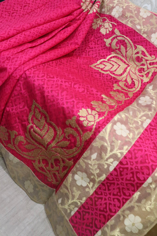 Full jute Katan boutique saree - Selina Habibti Attire