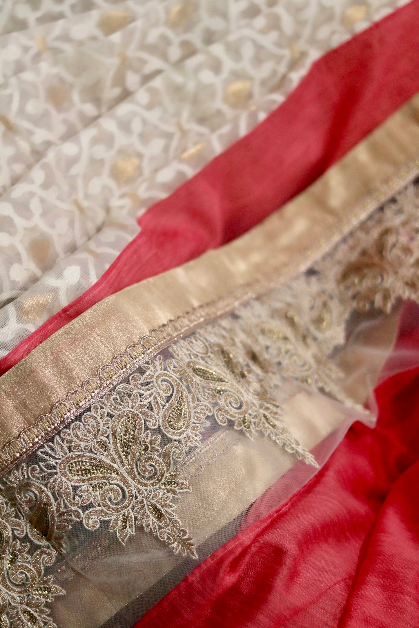 Soft jute Bhagulpuri silk net Saree - Selina Habibti Attire