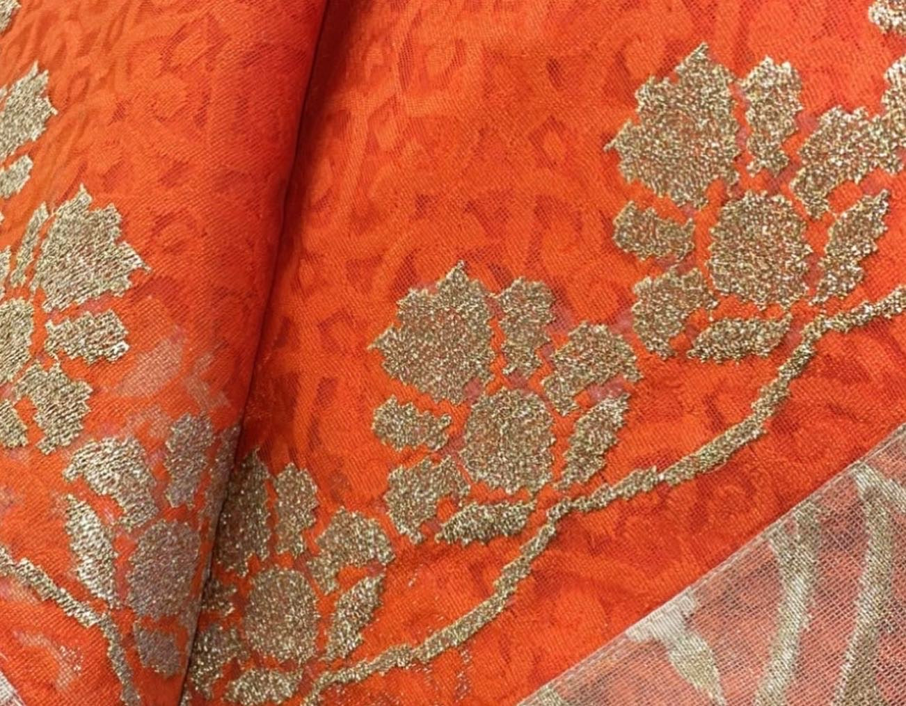 Full jute Katan boutique saree - Selina Habibti Attire