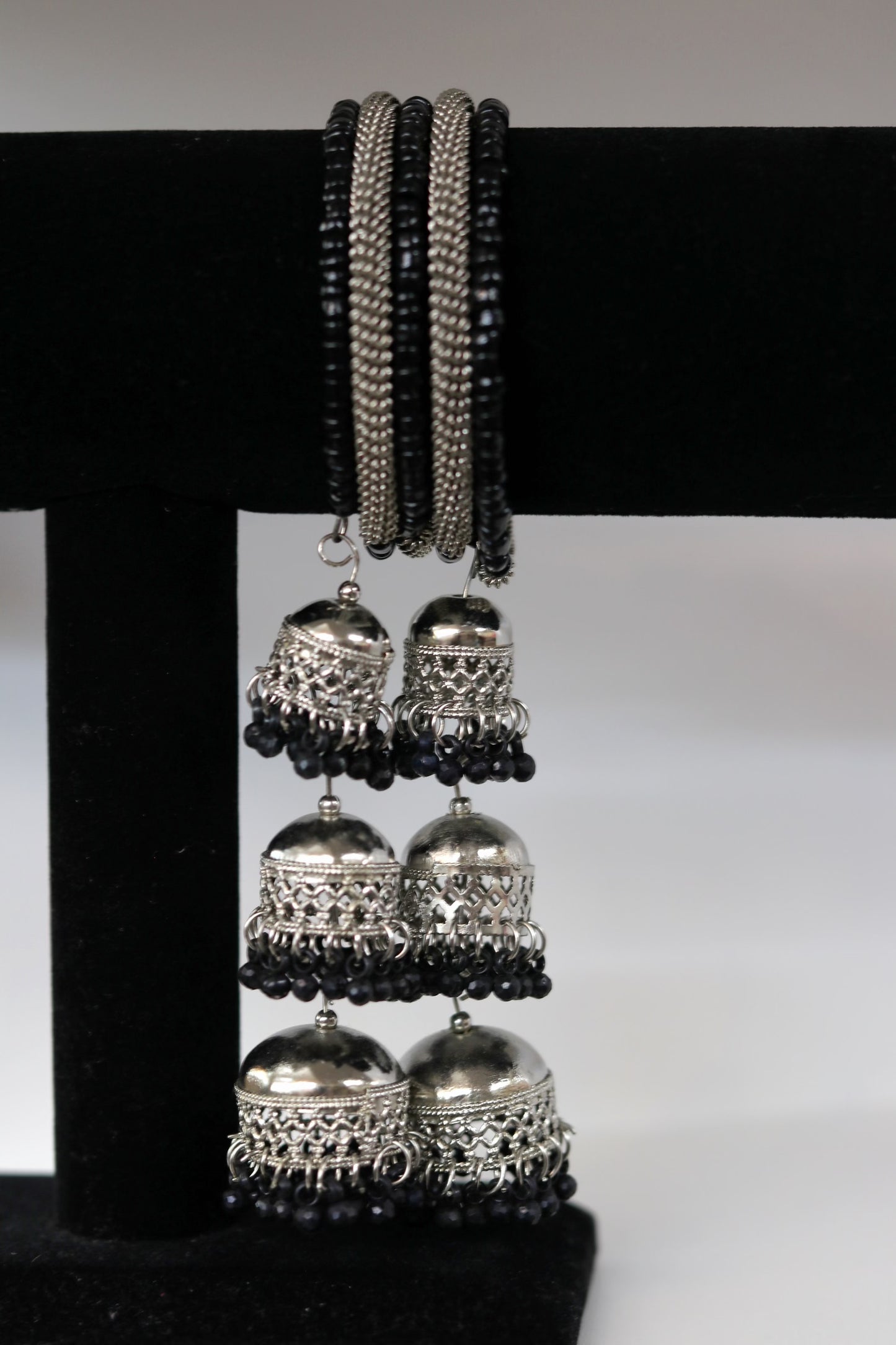 Oxidized black bracelet