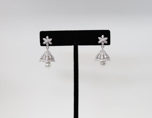 Mini silver jumka