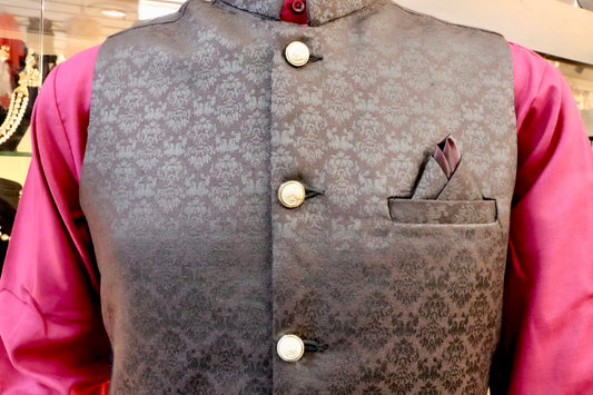Deep coffee vest