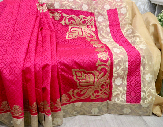 Full jute Katan boutique saree - Selina Habibti Attire
