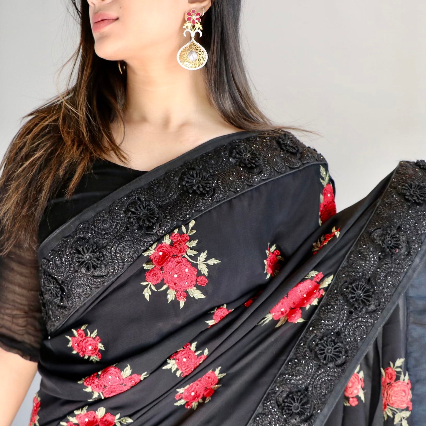 Diamond cut earring - Selina Habibti Attire
