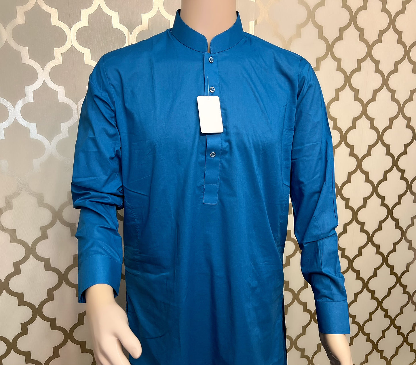 Turquoise blue kurta salwar