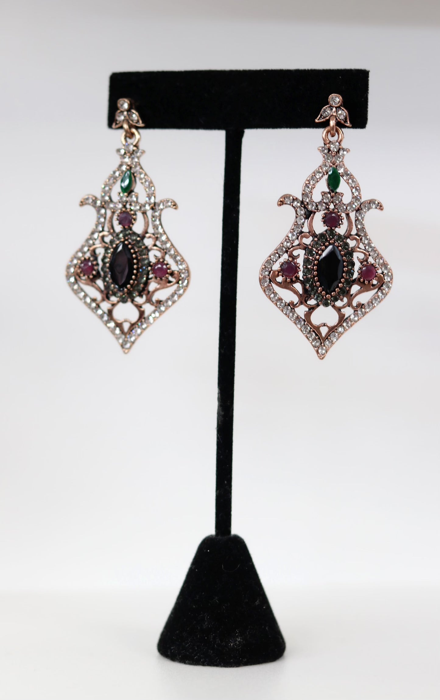 Antique black earrings