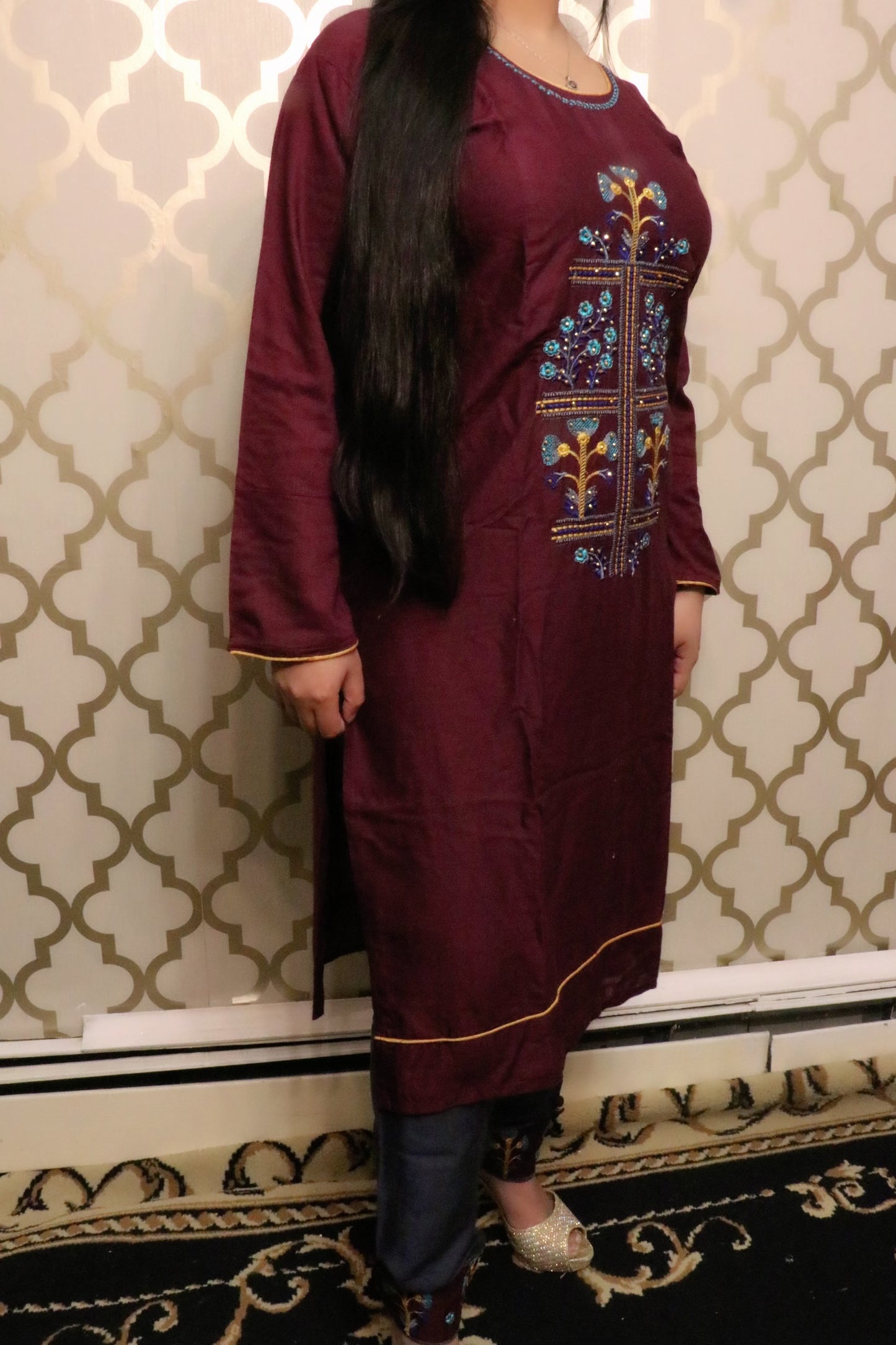 Two piece kurti set - Selina Habibti Attire