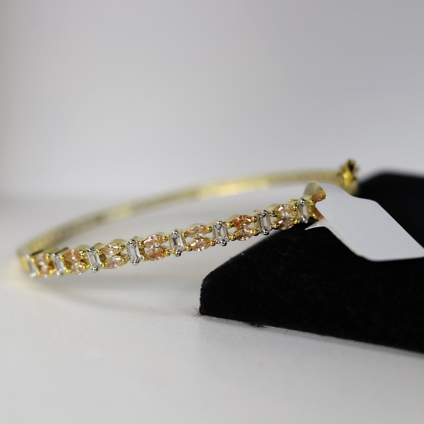Thin gold tone bracelet