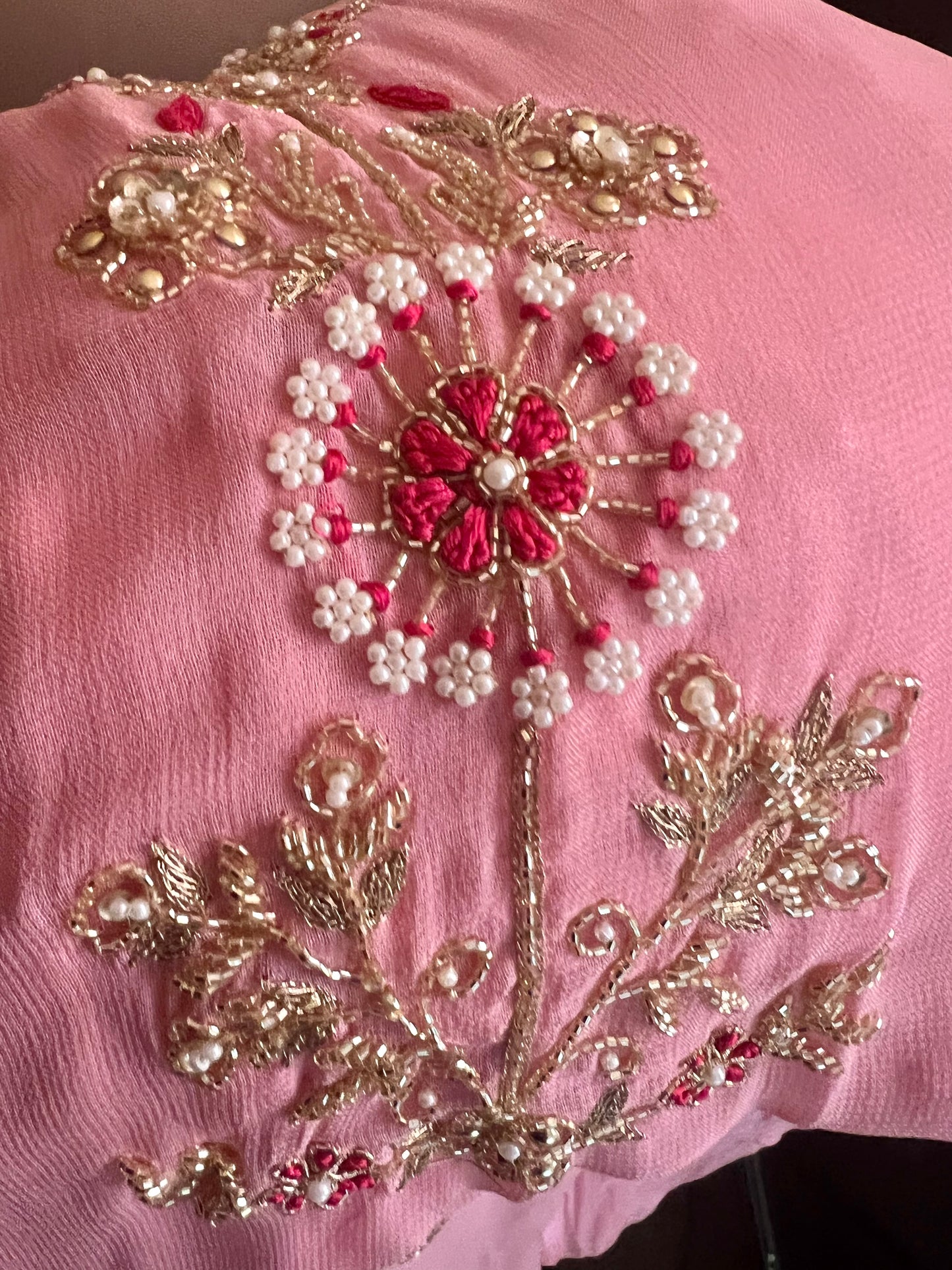 Party wear pink exclusive designer suit