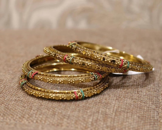 Bronze bangles set - Selina Habibti Attire