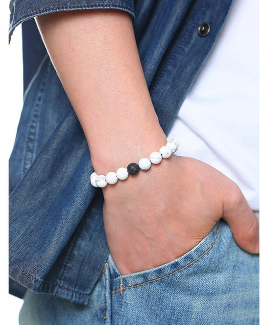 Marble Vintage Beaded Bracelet