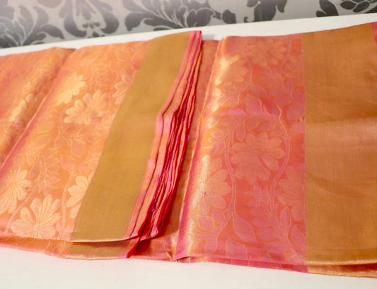 Pure hand loom south indian kanchipuram saree