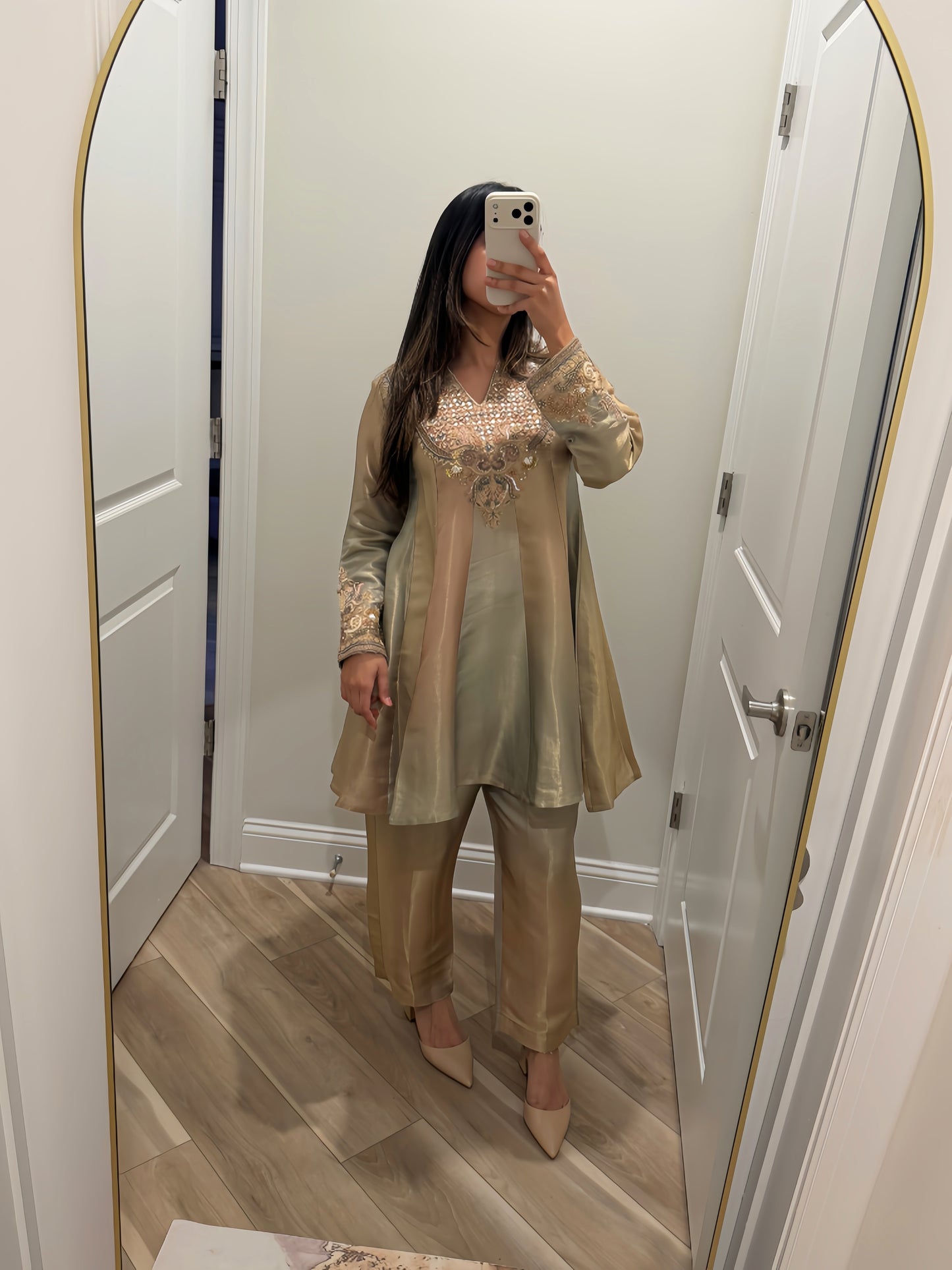 Multi Gold heavy two piece suit