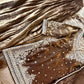Rust brown gold suit