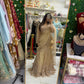 Gold mermaid lehenga