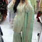 Mint pure katan silk gharara