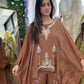 Brown kaftan three piece