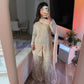 Ivory all hand embellished palazzo suit