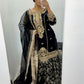 Black heavy gharara suit