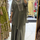 Olive green cape set