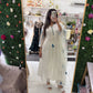 White cotton fancy suit