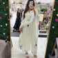 White cotton fancy suit