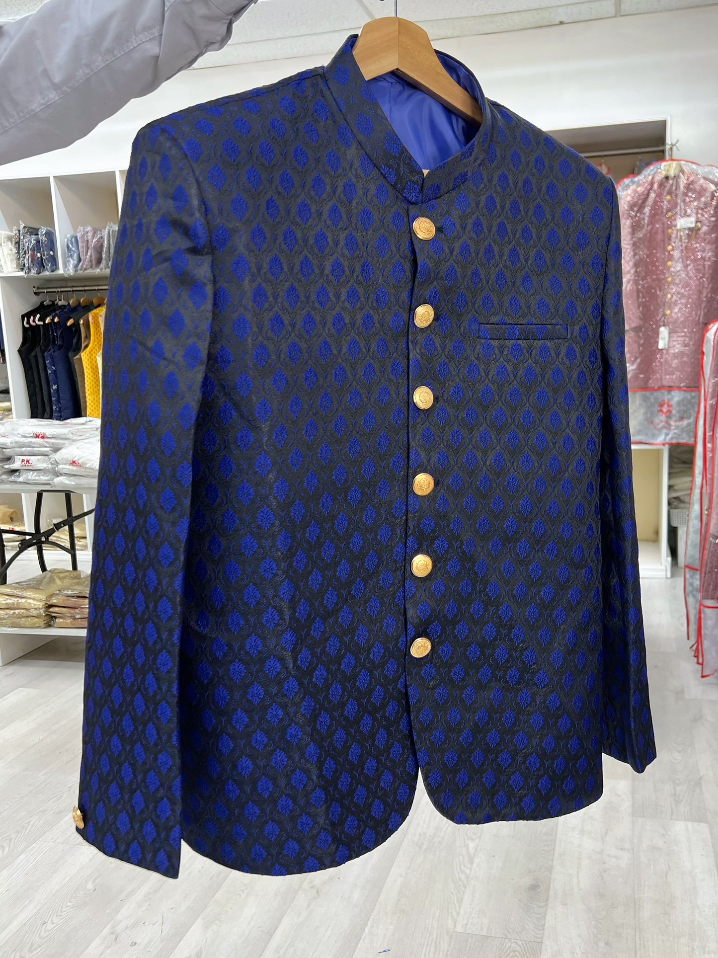 Navy blue prince coat hotsell