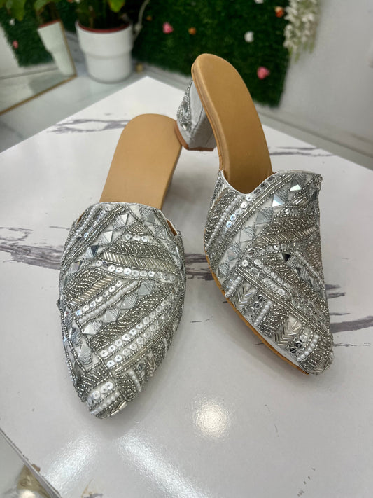 All Silver heel