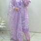 Lavender heavy work lawn suit