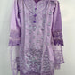Lavender heavy work lawn suit