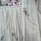 Ivory floral maxi dress
