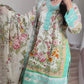 Mint print print lawn embroidered suit with chiffon duppata