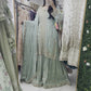 Mint blue banarasi party wear gharara suit