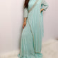 Babyblue royal one piece gown
