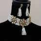 Kundan pearl beaded choker
