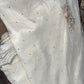 Light weight georgette shimmer saree off white - Selina Habibti Attire