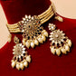 Pearl mirror choker set