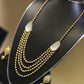 Gold plated kundan mala set - Selina Habibti Attire