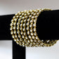 8 piece stone metal bangles