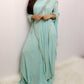 Babyblue royal one piece gown