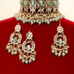 Mint mirror bridal choker set